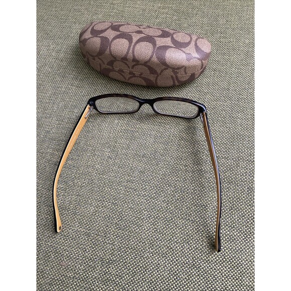 Coach HC 6001 Emily 5055 Eyeglass Frames Only Dark Tortoise Brown W/Case - Picture 3 of 7